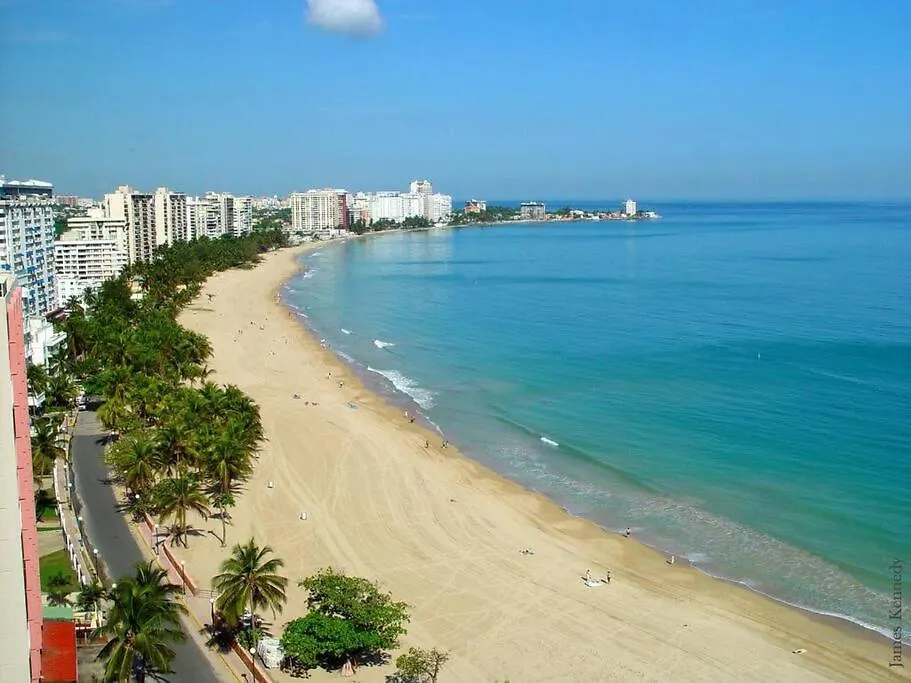 Beach Rental Lux Apt 3Br-2Bth+Sofabed+City & Ocean View San Juan Puerto Rico